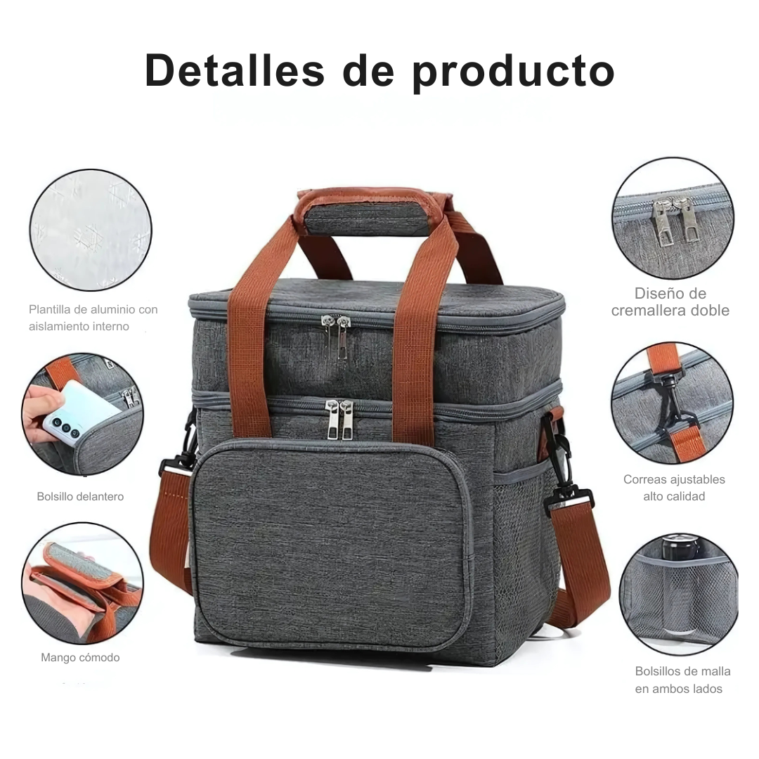 FreshBite® / Bolsa Térmica con 2 Compartimentos